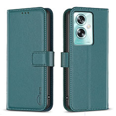 Coque Portefeuille Livre Cuir Etui Clapet B22F pour Oppo A2 5G Vert