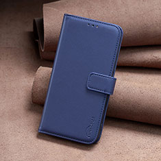 Coque Portefeuille Livre Cuir Etui Clapet B22F pour Oppo A96 5G Bleu
