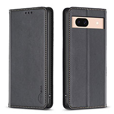 Coque Portefeuille Livre Cuir Etui Clapet B23F pour Google Pixel 8a 5G Noir