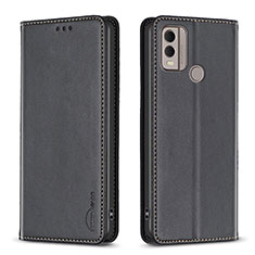 Coque Portefeuille Livre Cuir Etui Clapet B23F pour Nokia C22 Noir