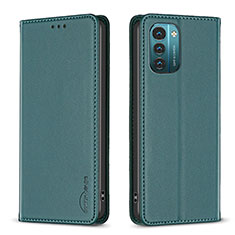 Coque Portefeuille Livre Cuir Etui Clapet B23F pour Nokia G11 Vert