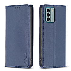 Coque Portefeuille Livre Cuir Etui Clapet B23F pour Nokia G22 Bleu