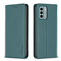 Coque Portefeuille Livre Cuir Etui Clapet B23F pour Nokia G22 Vert