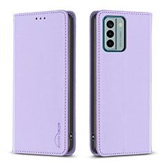 Coque Portefeuille Livre Cuir Etui Clapet B23F pour Nokia G22 Violet Clair