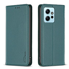 Coque Portefeuille Livre Cuir Etui Clapet B23F pour Xiaomi Redmi Note 12 4G Vert