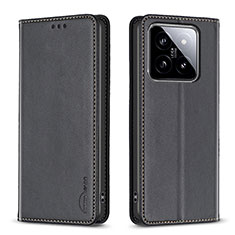 Coque Portefeuille Livre Cuir Etui Clapet B24F pour Xiaomi Mi 14 5G Noir