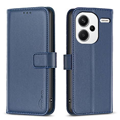 Coque Portefeuille Livre Cuir Etui Clapet B24F pour Xiaomi Redmi Note 13 Pro+ Plus 5G Bleu