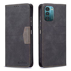 Coque Portefeuille Livre Cuir Etui Clapet B26F pour Nokia G11 Noir