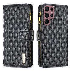 Coque Portefeuille Livre Cuir Etui Clapet BF1 pour Samsung Galaxy S22 Ultra 5G Noir