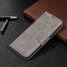 Coque Portefeuille Livre Cuir Etui Clapet BF1 pour Xiaomi Redmi Note 10 Pro 4G Gris