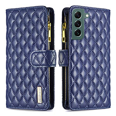 Coque Portefeuille Livre Cuir Etui Clapet BF2 pour Samsung Galaxy S22 Plus 5G Bleu