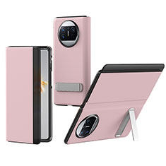 Coque Portefeuille Livre Cuir Etui Clapet BH2 pour Huawei Mate X3 Rose