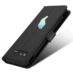 Coque Portefeuille Livre Cuir Etui Clapet BY1 pour Asus ROG Phone 5 Pro Noir