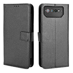 Coque Portefeuille Livre Cuir Etui Clapet BY1 pour Asus ROG Phone 6 Noir