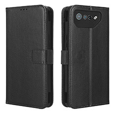 Coque Portefeuille Livre Cuir Etui Clapet BY1 pour Asus ROG Phone 7 Noir