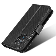 Coque Portefeuille Livre Cuir Etui Clapet BY1 pour Asus Zenfone 8 ZS590KS Noir