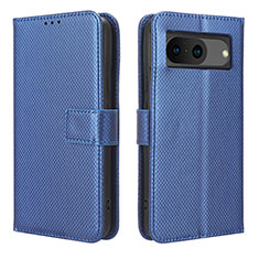 Coque Portefeuille Livre Cuir Etui Clapet BY1 pour Google Pixel 8 5G Bleu