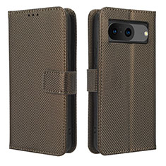 Coque Portefeuille Livre Cuir Etui Clapet BY1 pour Google Pixel 8 5G Marron