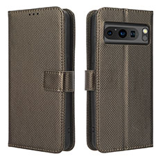 Coque Portefeuille Livre Cuir Etui Clapet BY1 pour Google Pixel 8 Pro 5G Marron