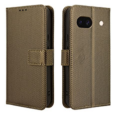 Coque Portefeuille Livre Cuir Etui Clapet BY1 pour Google Pixel 8a 5G Marron