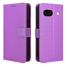 Coque Portefeuille Livre Cuir Etui Clapet BY1 pour Google Pixel 8a 5G Violet