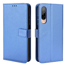 Coque Portefeuille Livre Cuir Etui Clapet BY1 pour HTC Desire 22 Pro 5G Bleu