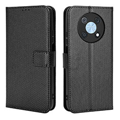 Coque Portefeuille Livre Cuir Etui Clapet BY1 pour Huawei Enjoy 50 Pro Noir