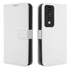 Coque Portefeuille Livre Cuir Etui Clapet BY1 pour Huawei Honor 80 GT 5G Blanc