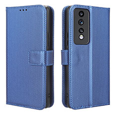 Coque Portefeuille Livre Cuir Etui Clapet BY1 pour Huawei Honor 80 GT 5G Bleu