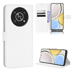 Coque Portefeuille Livre Cuir Etui Clapet BY1 pour Huawei Honor Magic4 Lite 5G Blanc