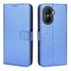 Coque Portefeuille Livre Cuir Etui Clapet BY1 pour Huawei Honor X40i 5G Bleu