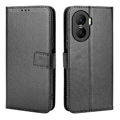 Coque Portefeuille Livre Cuir Etui Clapet BY1 pour Huawei Honor X40i 5G Noir