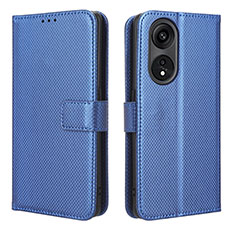 Coque Portefeuille Livre Cuir Etui Clapet BY1 pour Huawei Honor X5 Plus Bleu