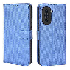 Coque Portefeuille Livre Cuir Etui Clapet BY1 pour Huawei Nova 10 Pro Bleu