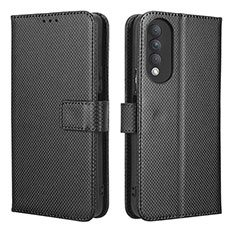 Coque Portefeuille Livre Cuir Etui Clapet BY1 pour Huawei Nova 10z Noir