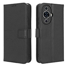 Coque Portefeuille Livre Cuir Etui Clapet BY1 pour Huawei Nova 11 Pro Noir