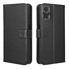 Coque Portefeuille Livre Cuir Etui Clapet BY1 pour Motorola Moto E22i Noir