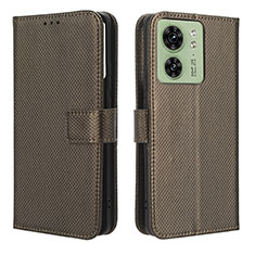 Coque Portefeuille Livre Cuir Etui Clapet BY1 pour Motorola Moto Edge (2023) 5G Marron