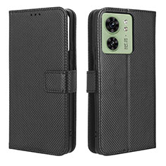 Coque Portefeuille Livre Cuir Etui Clapet BY1 pour Motorola Moto Edge (2023) 5G Noir