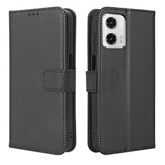 Coque Portefeuille Livre Cuir Etui Clapet BY1 pour Motorola Moto G 5G (2023) Noir