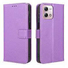 Coque Portefeuille Livre Cuir Etui Clapet BY1 pour Motorola Moto G Stylus (2023) 4G Violet