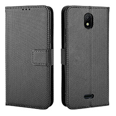 Coque Portefeuille Livre Cuir Etui Clapet BY1 pour Nokia C100 Noir