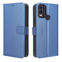 Coque Portefeuille Livre Cuir Etui Clapet BY1 pour Nokia C22 Bleu