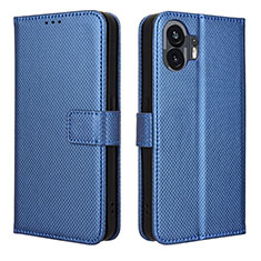 Coque Portefeuille Livre Cuir Etui Clapet BY1 pour Nothing Phone 2 Bleu