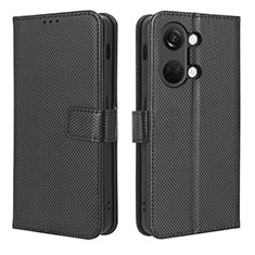 Coque Portefeuille Livre Cuir Etui Clapet BY1 pour OnePlus Ace 2V 5G Noir