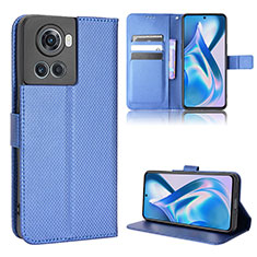 Coque Portefeuille Livre Cuir Etui Clapet BY1 pour OnePlus Ace 5G Bleu