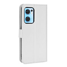 Coque Portefeuille Livre Cuir Etui Clapet BY1 pour OnePlus Nord CE 2 5G Blanc