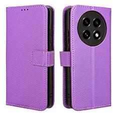 Coque Portefeuille Livre Cuir Etui Clapet BY1 pour Oppo A2 Pro 5G Violet