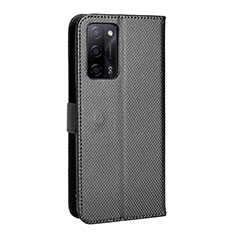 Coque Portefeuille Livre Cuir Etui Clapet BY1 pour Oppo A55 5G Noir