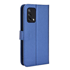 Coque Portefeuille Livre Cuir Etui Clapet BY1 pour Oppo A74 4G Bleu